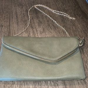 Army green clutch